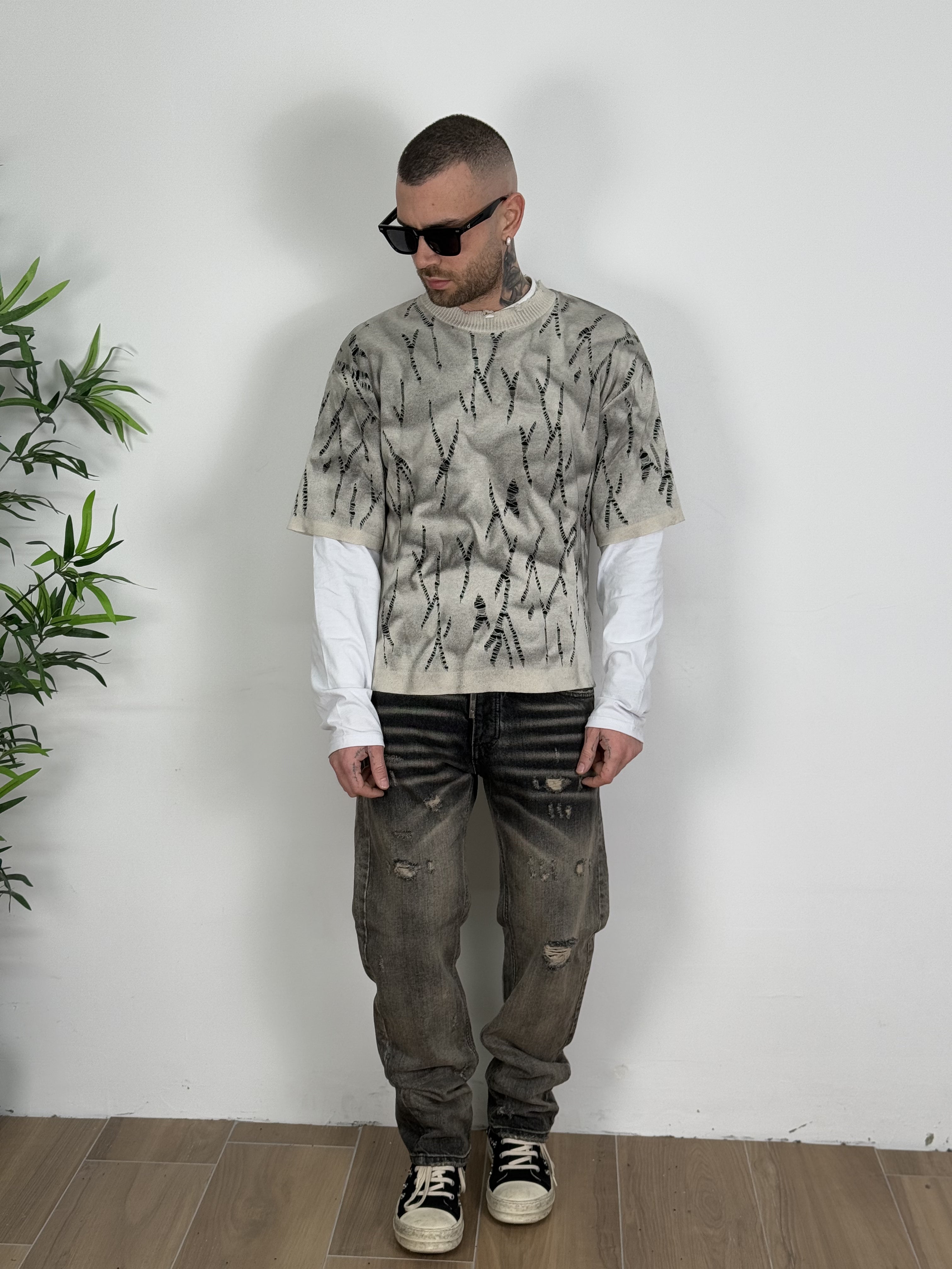 Baggy panama black