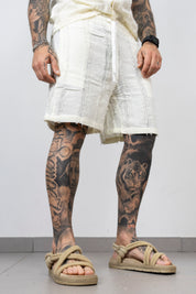 coordinato in misto lino con bermuda