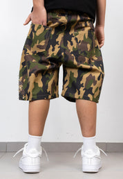 Bermuda Kids Camouflage con Perle e Strass
