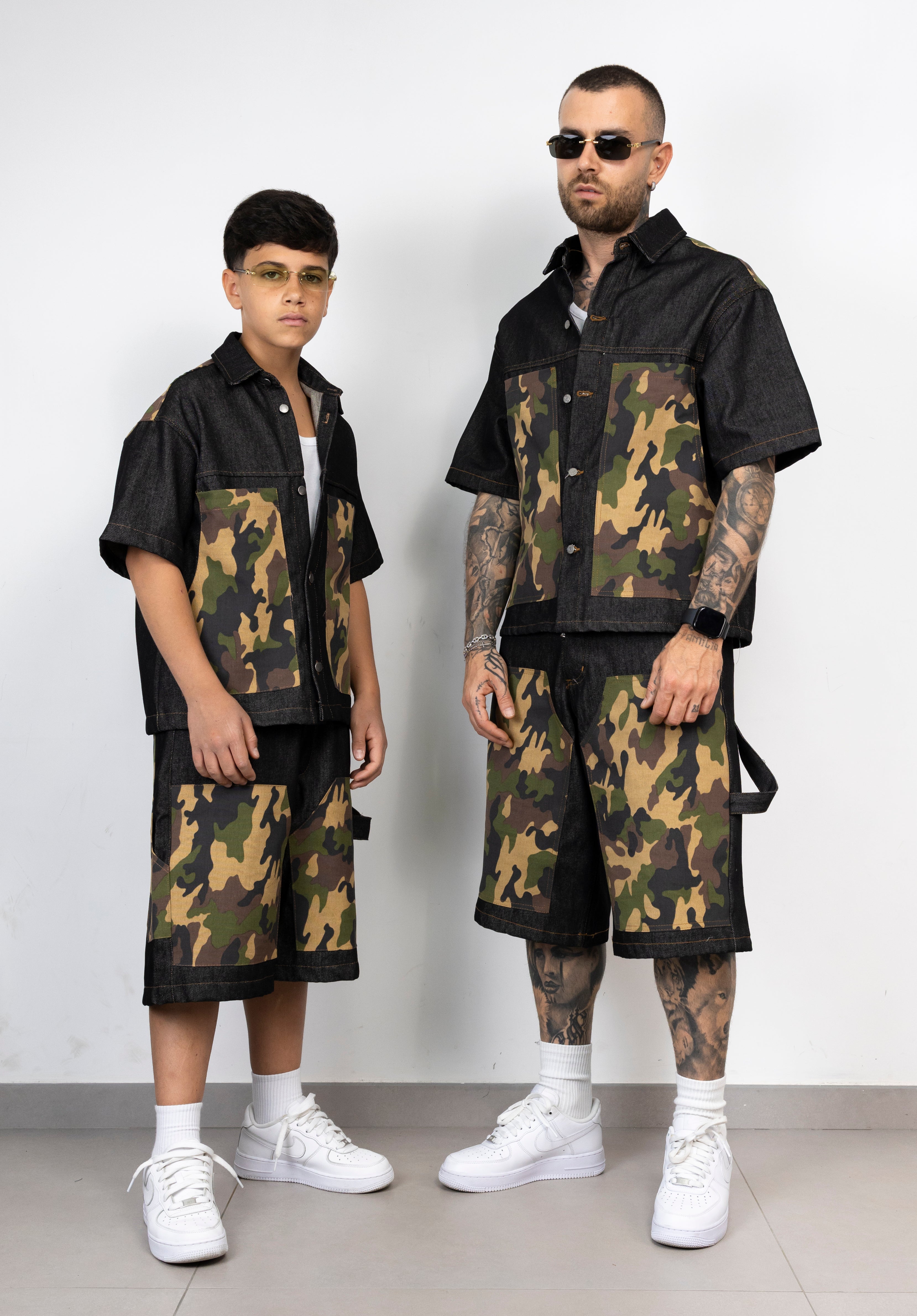 Coordinato Denim Camouflage Uomo