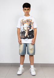 Bermuda Junior Denim Destroyed