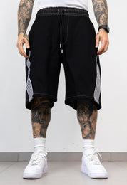 Coordinato Uomo Denim Black Stripes