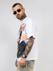 T-Shirt Uomo "Just God" con Strass