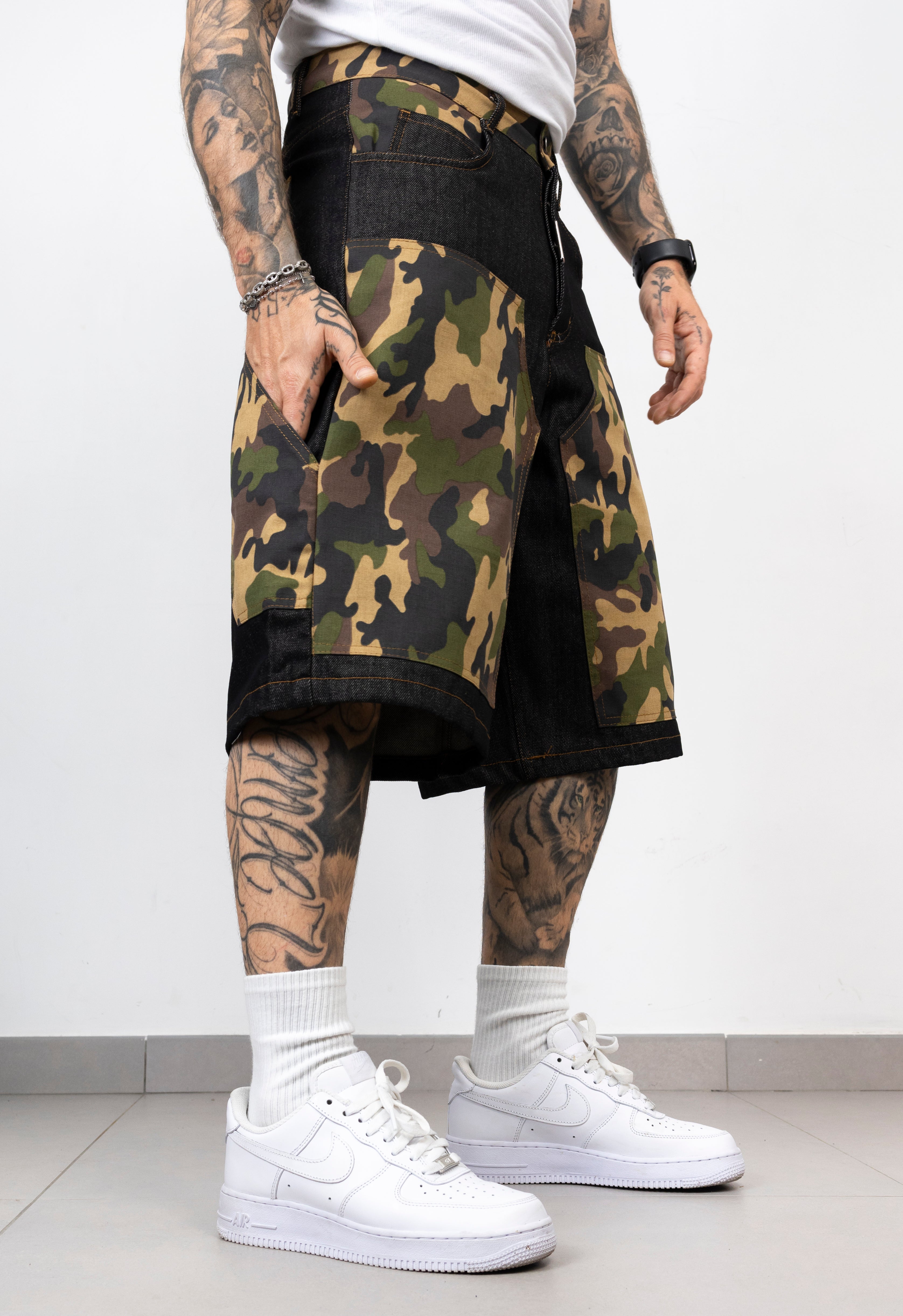 Coordinato Denim Camouflage Uomo