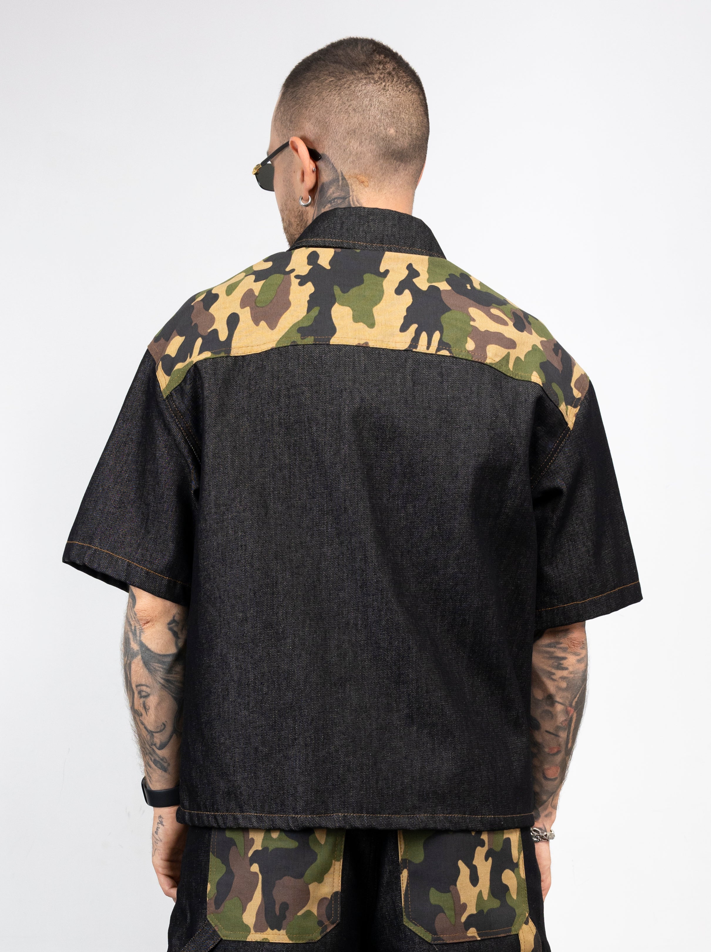Coordinato Denim Camouflage Uomo