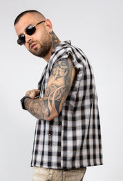 Camicia Smanicata brillantini