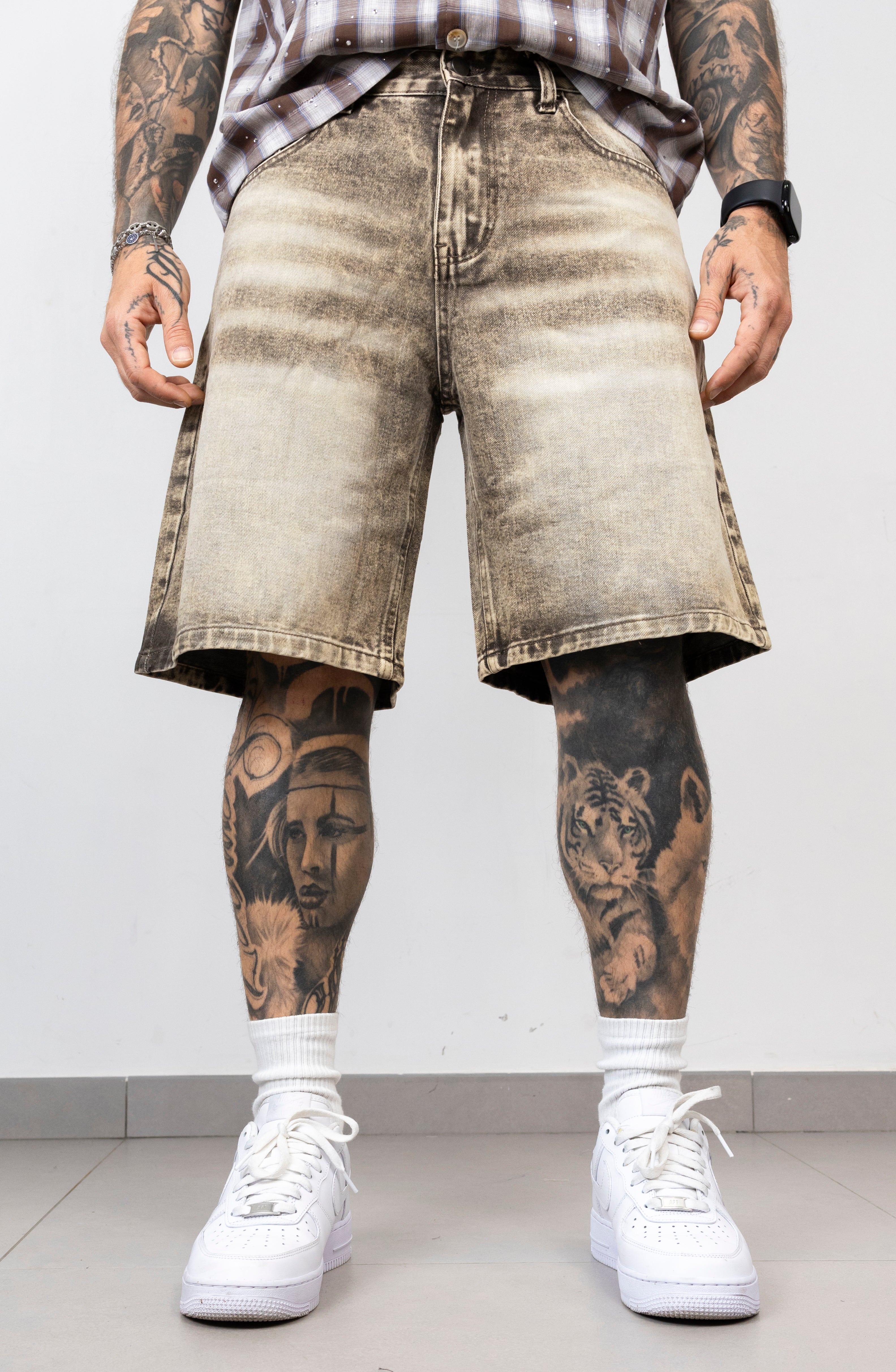 Bermuda Denim  Washed