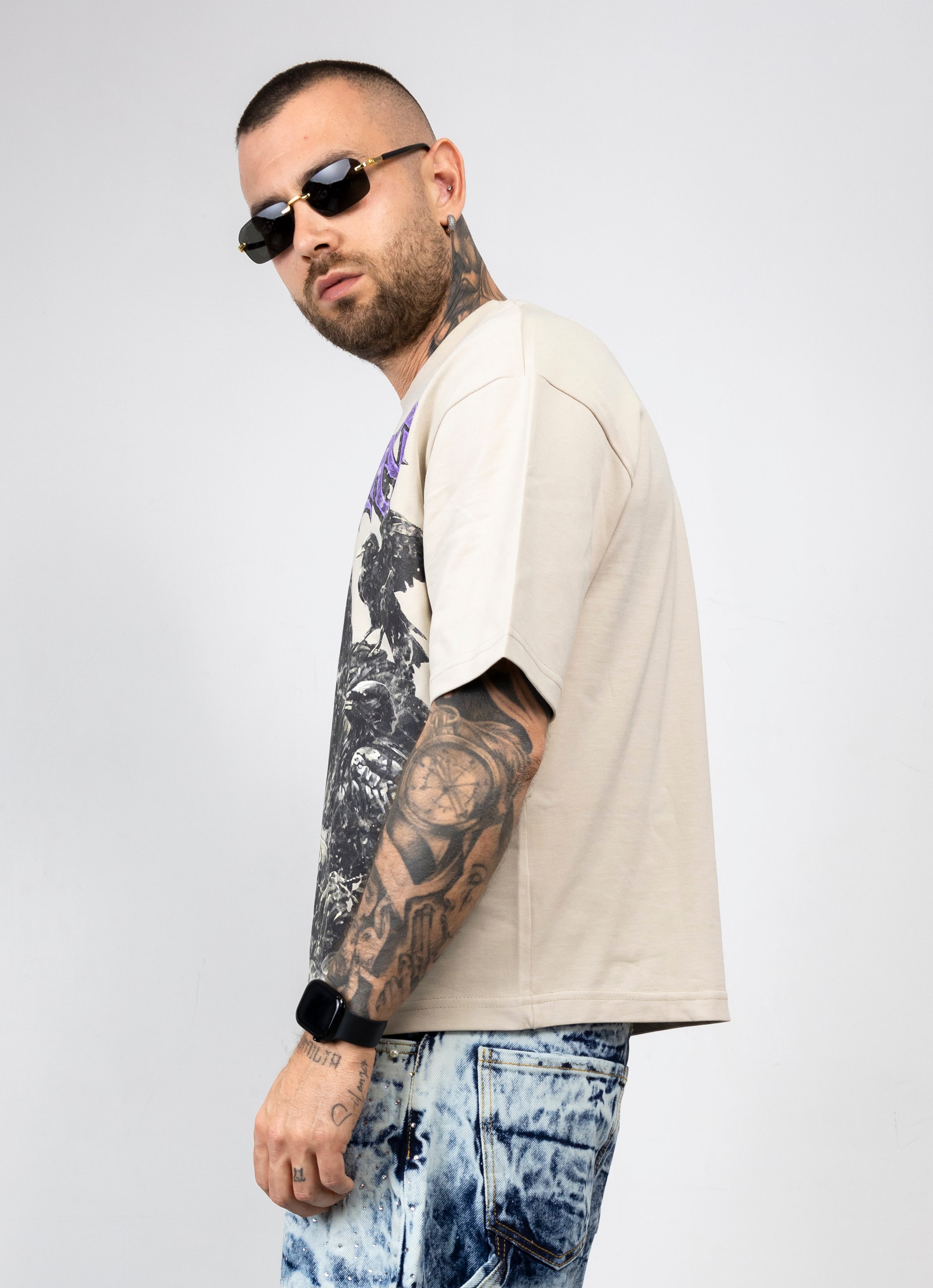 T-Shirt Crop Full Graphic