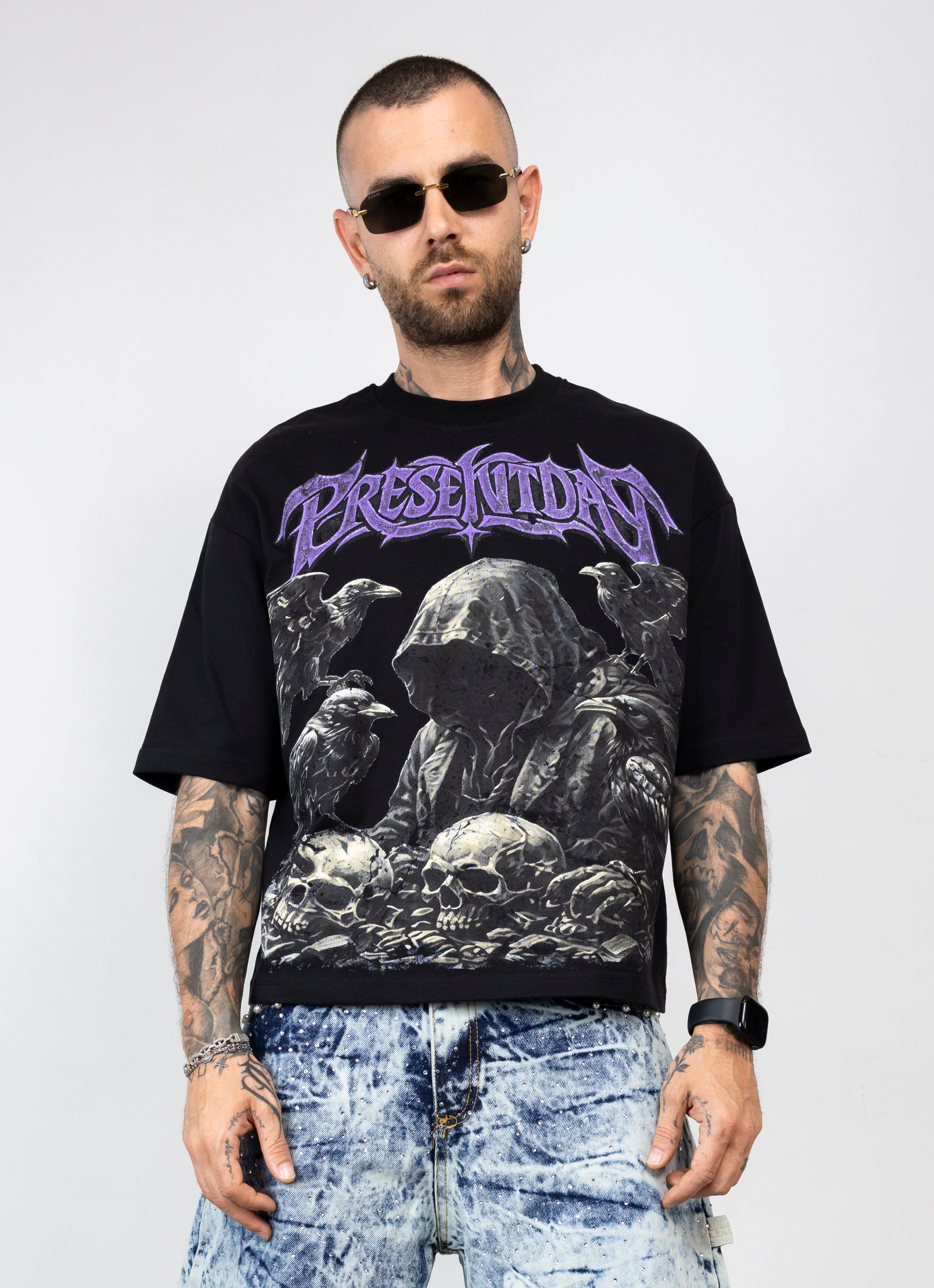 T-Shirt Crop Full Graphic