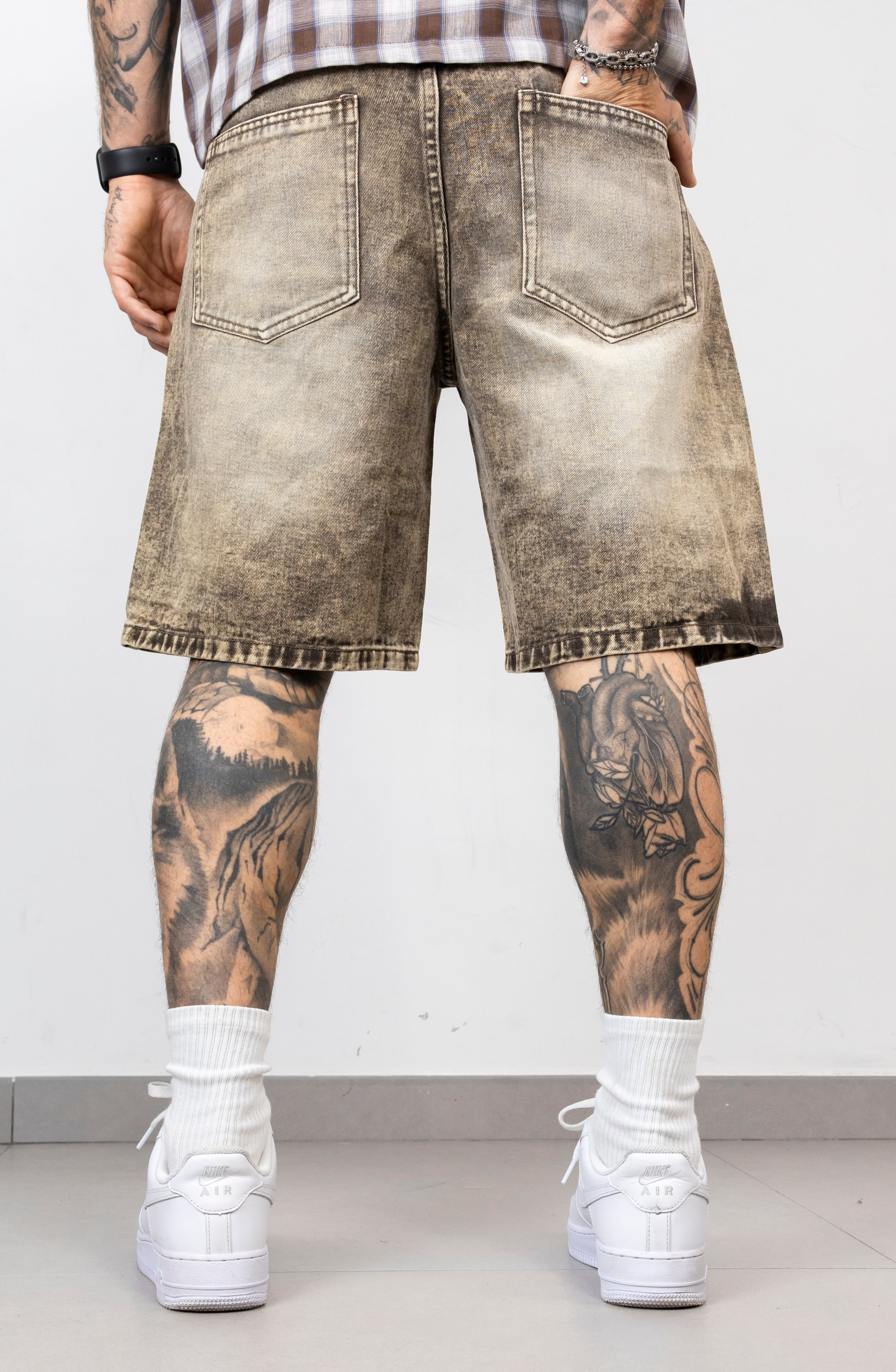 Bermuda Denim  Washed