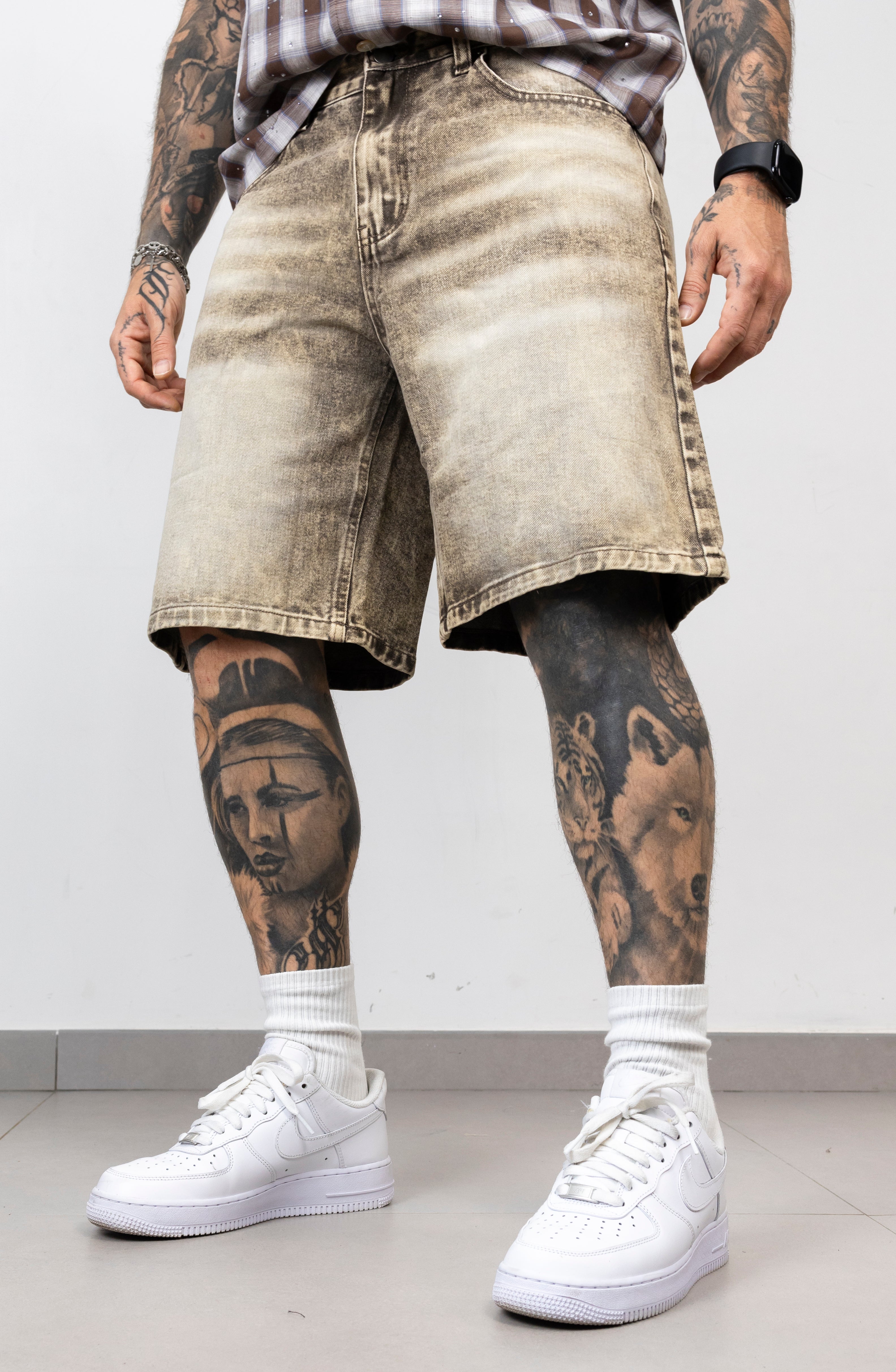 Bermuda Denim  Washed