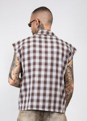 Camicia Smanicata brillantini