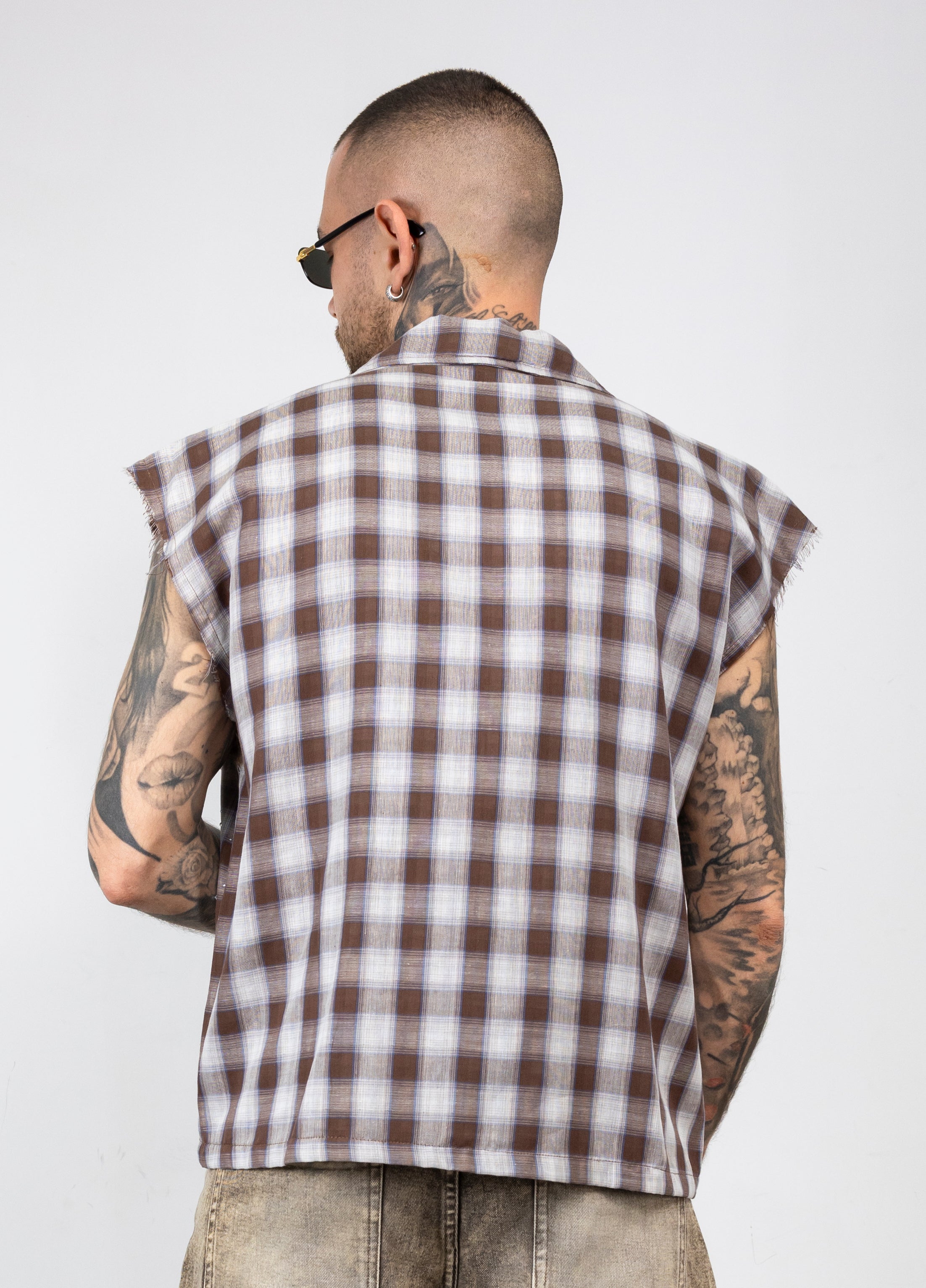 Camicia Smanicata brillantini