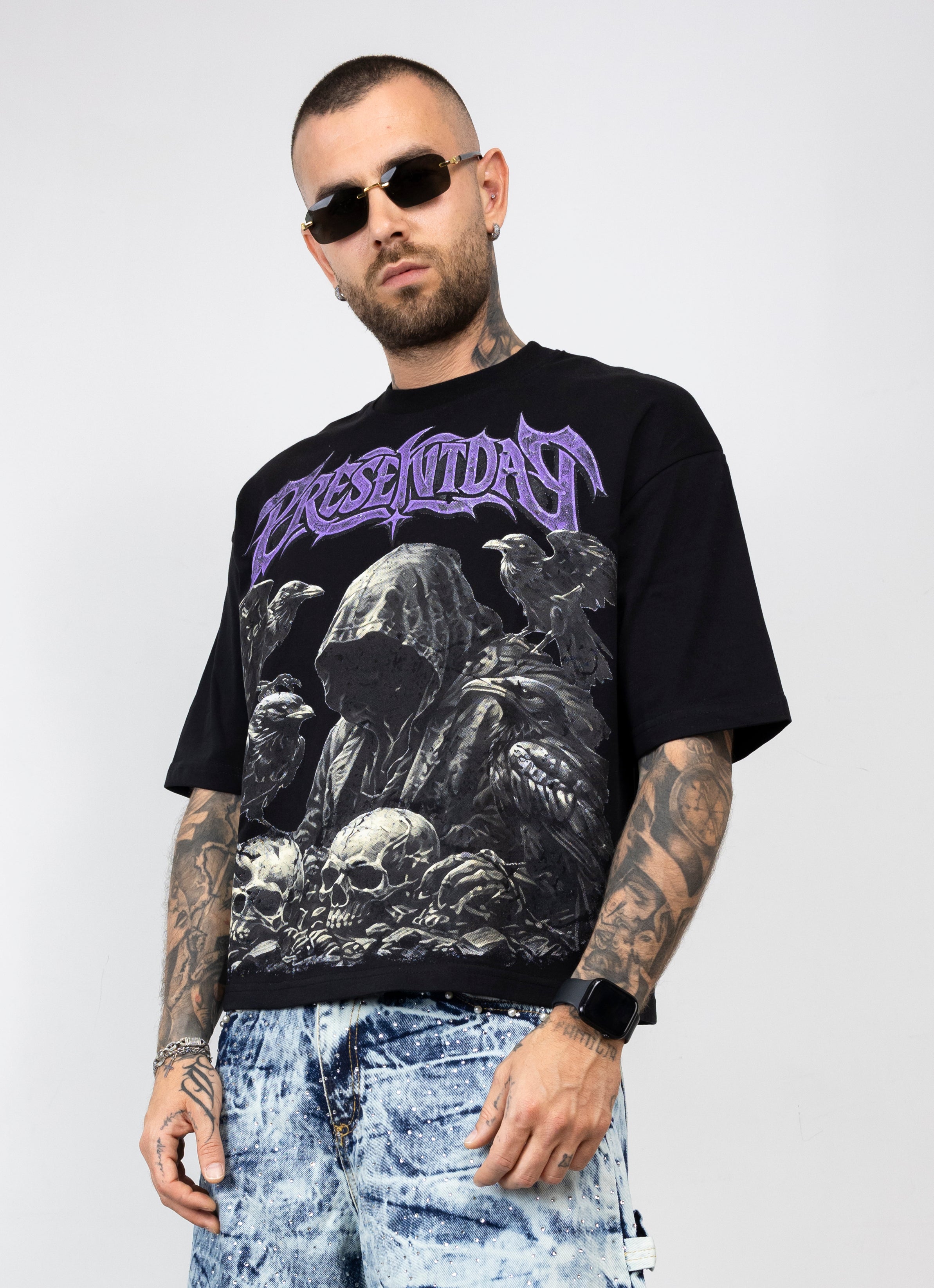 T-Shirt Crop Full Graphic