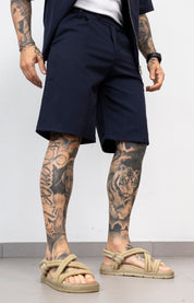 Coordinato zip con bermuda