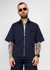 Coordinato zip con bermuda