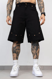 Bermuda Oversize con Rivetti