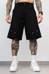 Bermuda Oversize con Rivetti