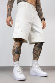 Bermuda Oversize con Rivetti
