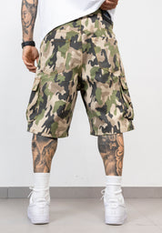 Bermuda Cargo Camouflage con Borchie