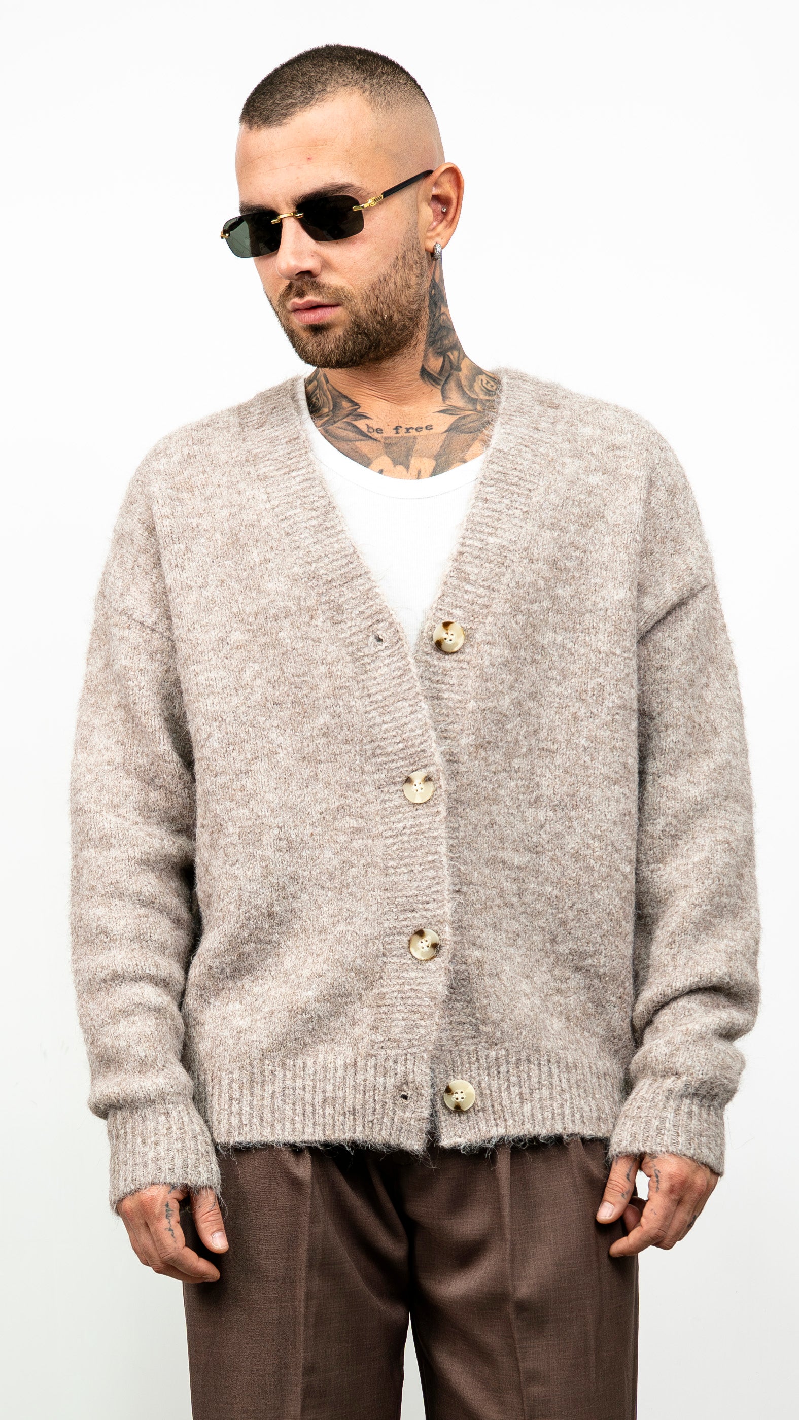 Cardigan peluche