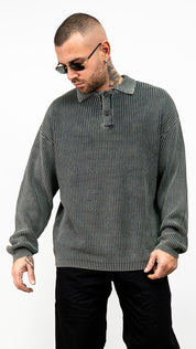 Polo a costine two botton