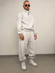 Tuta compl mezza zip just new