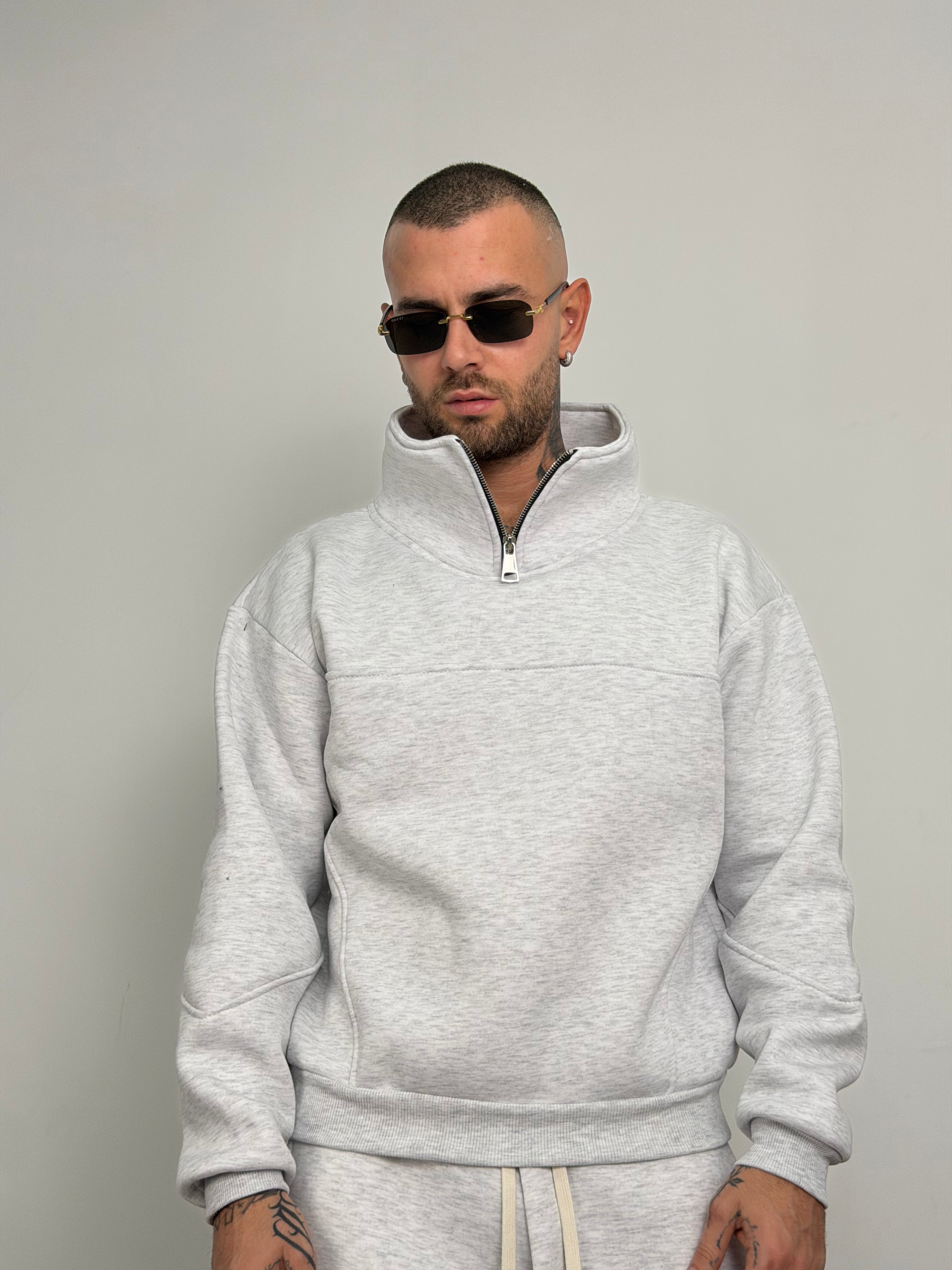 Tuta compl mezza zip just new