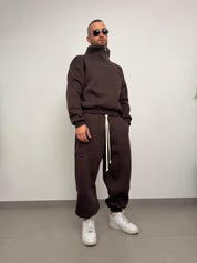 Tuta compl mezza zip just new