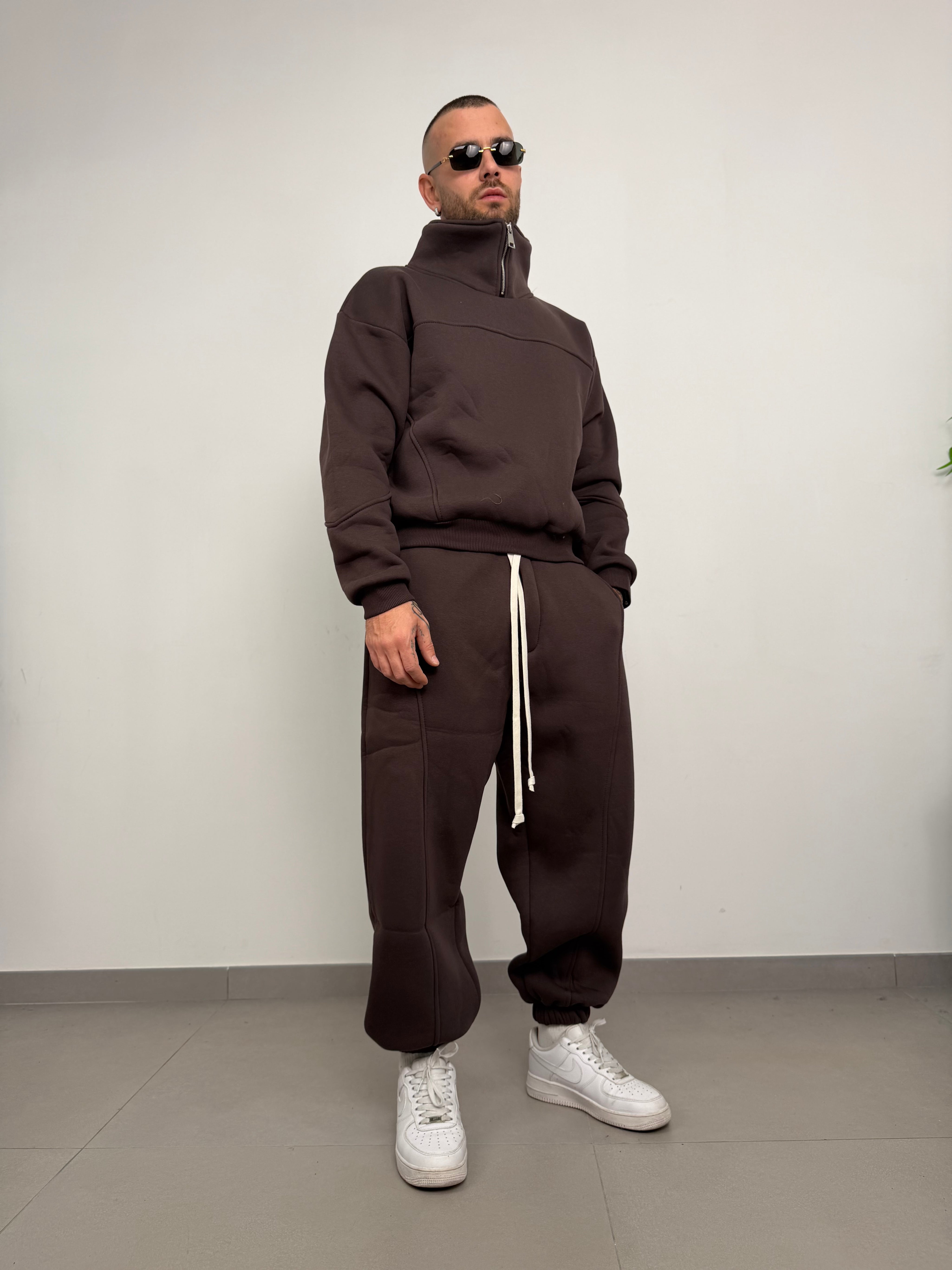 Tuta compl mezza zip just new