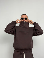 Tuta compl mezza zip just new