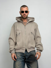 Hoodie raw-cut