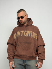 Hoodie double sleeve LV