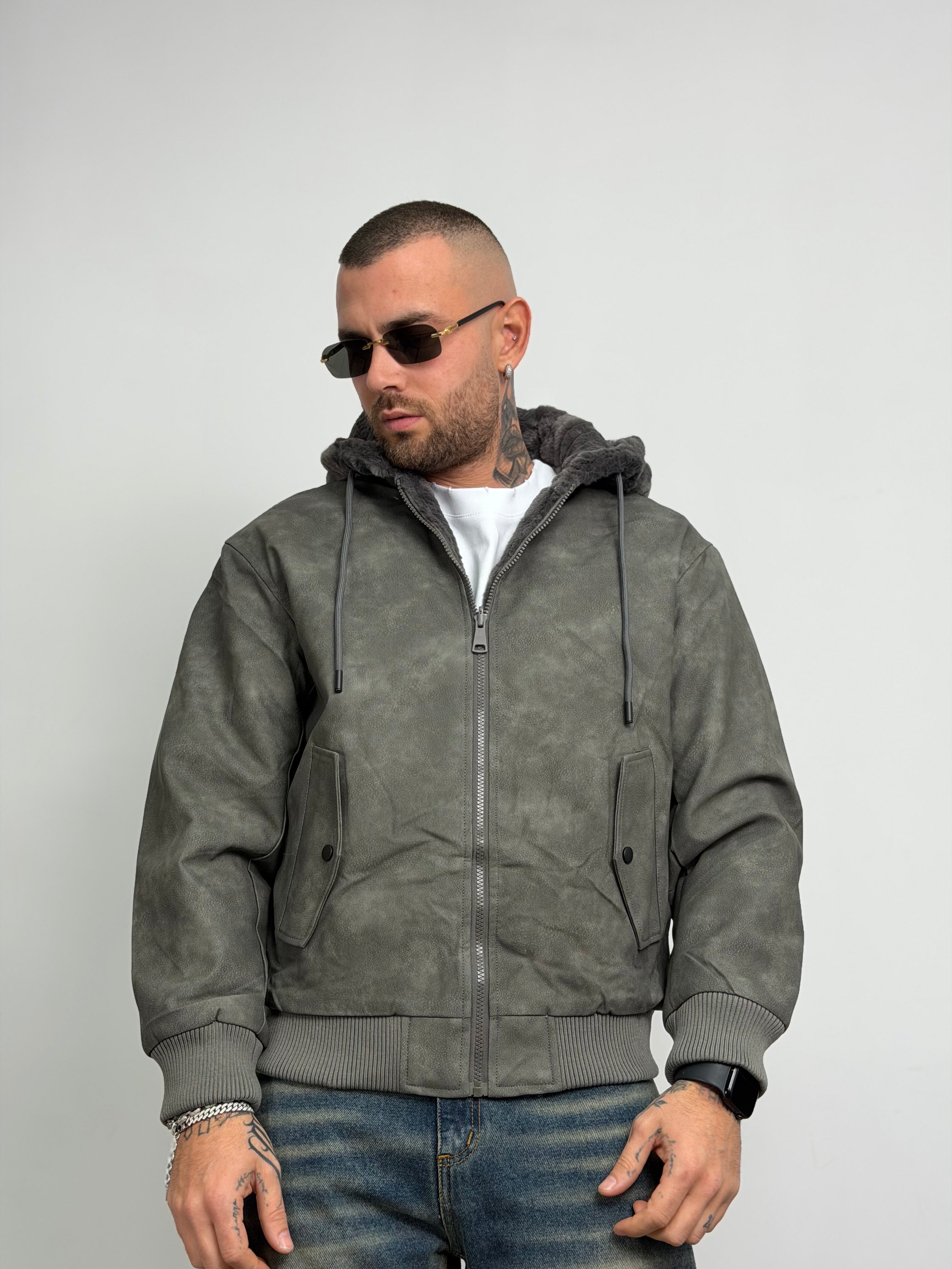 Pelliccia reversibile new