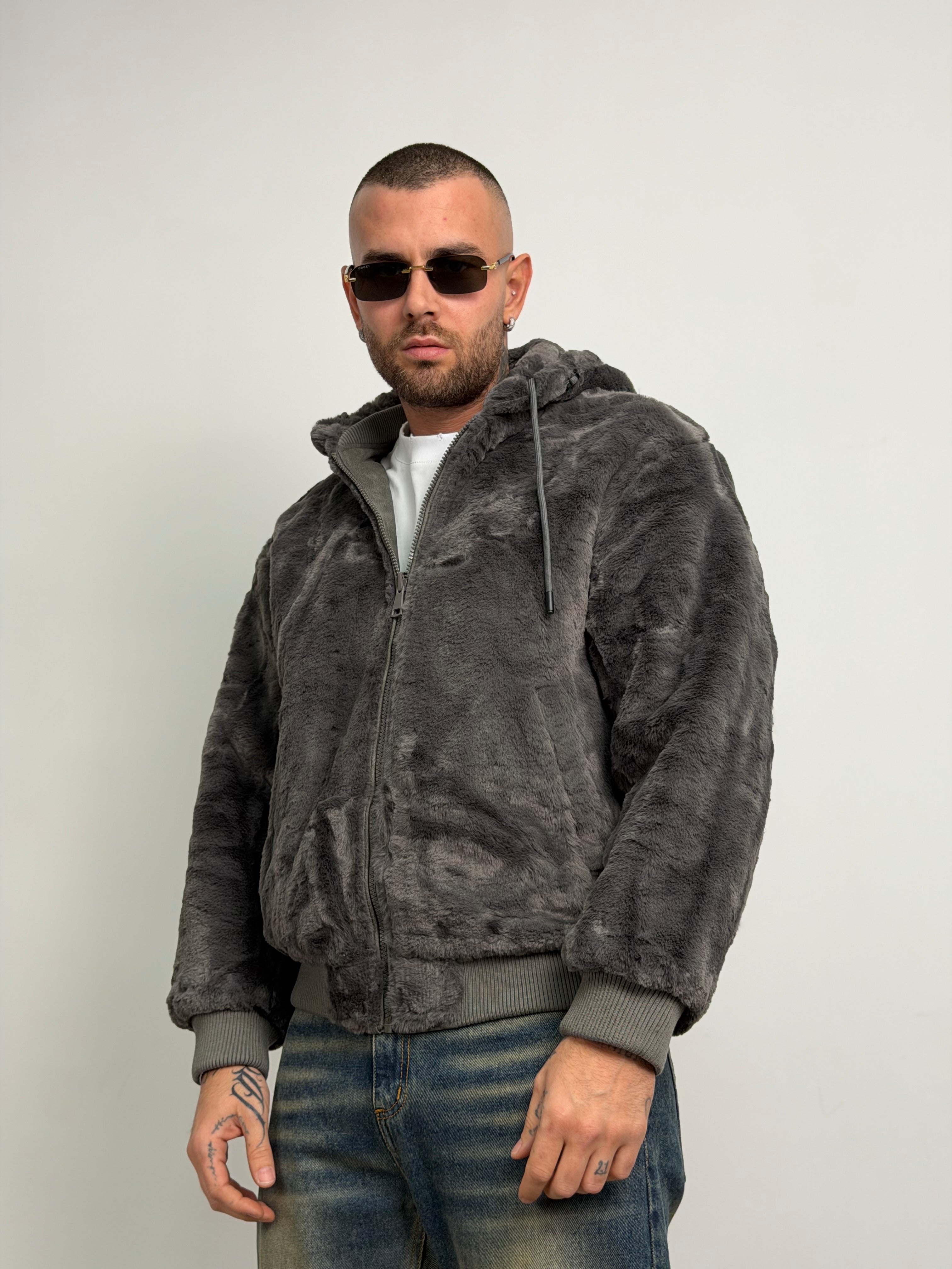 Pelliccia reversibile new