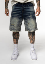 Bermuda Denim Lavaggio Vintage cianotic
