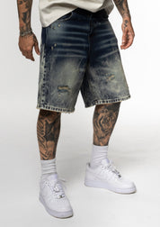 Bermuda Denim Lavaggio Vintage cianotic