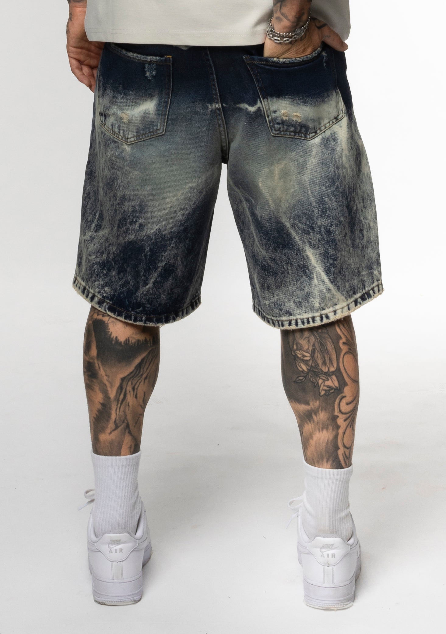 Bermuda Denim Lavaggio Vintage cianotic