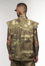 Coordinato Cargo Camouflage con Applicazioni Brillantini