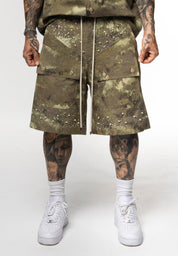 Coordinato Cargo Camouflage con Applicazioni Brillantini