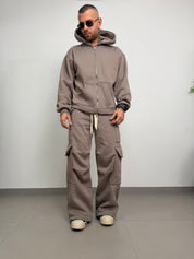 Tuta completa long zip