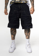 Bermuda Jeans Cargo Dark Blue