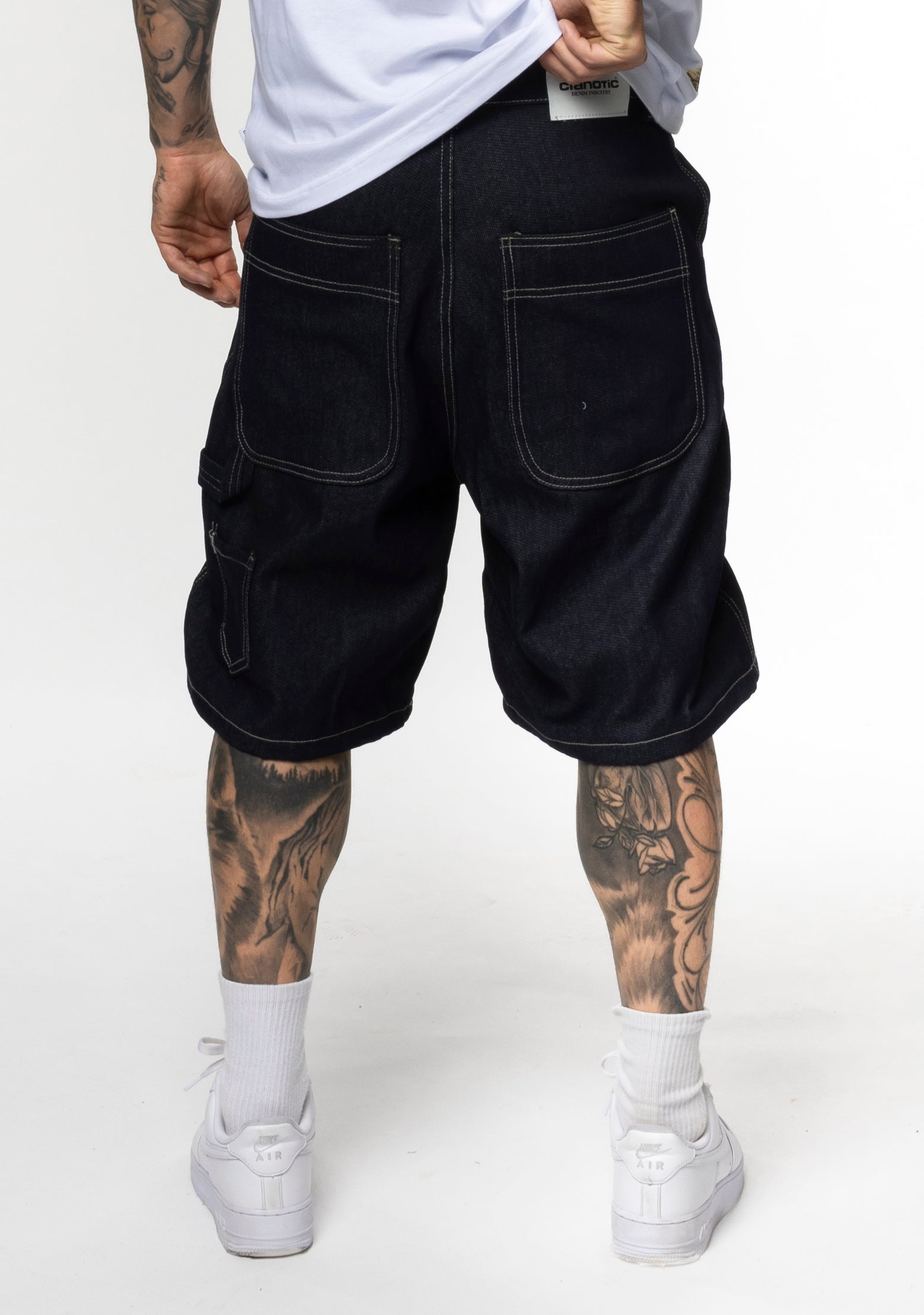 Bermuda Jeans Cargo Dark Blue
