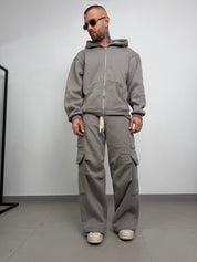 Tuta completa long zip