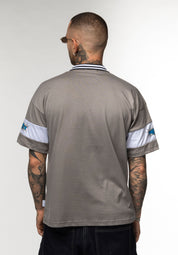 Polo Oversize Graphic con Strass
