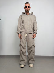 Tuta completa long zip