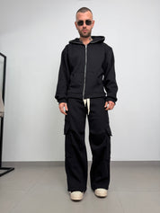 Tuta completa long zip