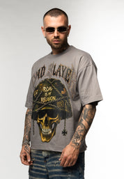 T-Shirt Oversize Road Slayer con Brillantini