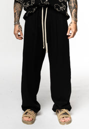 Pantalaccio in lino fondo largo