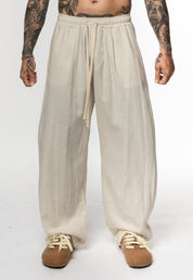 Pantalaccio in lino fondo largo